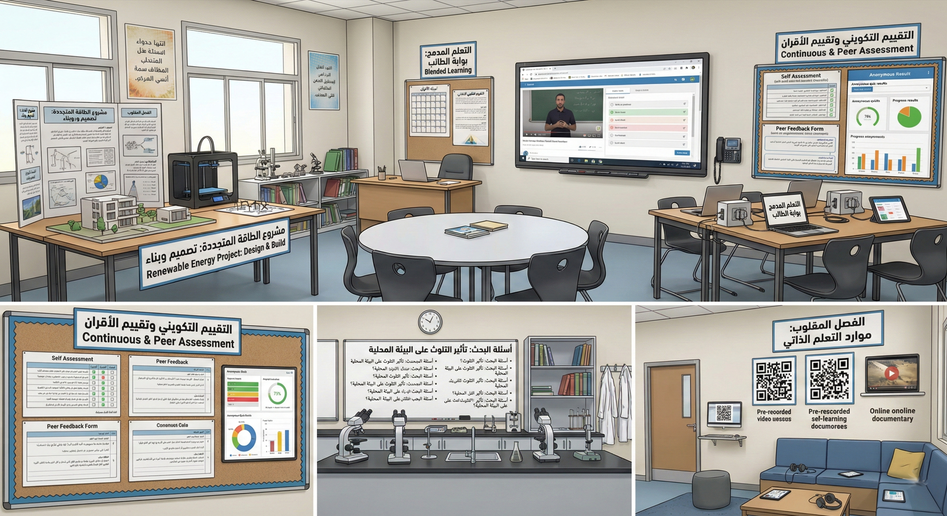 ما وراء التلقين: أفضل 5 استراتيجيات بيداغوجية لتعزيز مشاركة الطلاب في التعليم الثانوي العربي